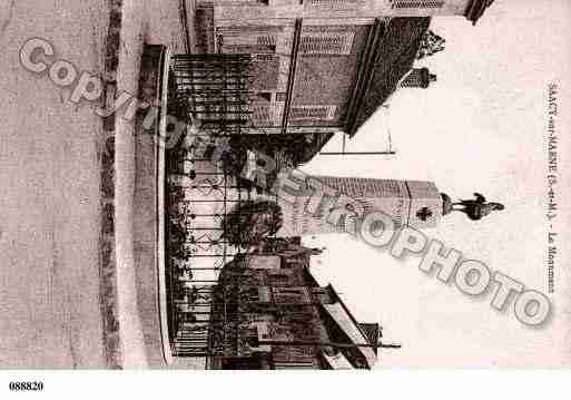 Ville de SAACYSURMARNE, carte postale ancienne