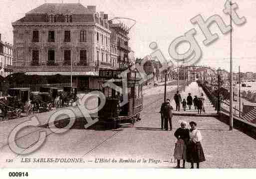 Ville de SABLESD'OLONNE(LES), carte postale ancienne