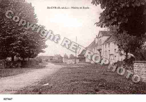 Ville de SAINTCYR, carte postale ancienne