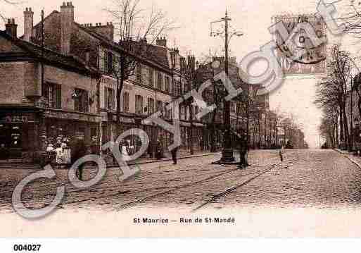 Ville de SAINTMAURICE, carte postale ancienne