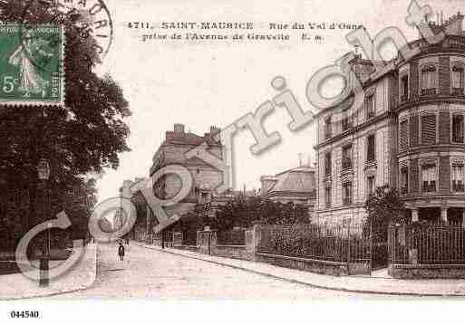 Ville de SAINTMAURICE, carte postale ancienne