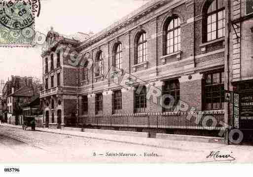 Ville de SAINTMAURICE, carte postale ancienne