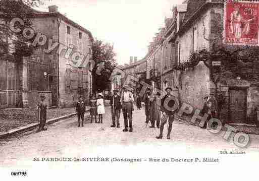 Ville de SAINTPARDOUXLARIVIERE, carte postale ancienne