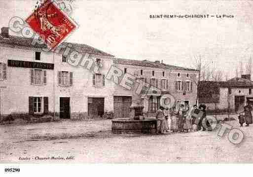 Ville de SAINTREMYDECHARGNAT, carte postale ancienne