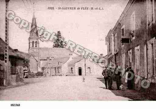 Ville de SAINTSAUVEURDEFLEE, carte postale ancienne