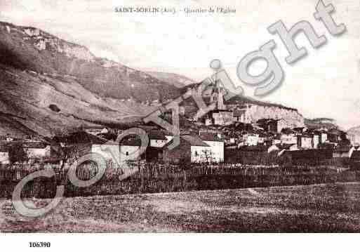 Ville de SAINTSORLINENBUGEY, carte postale ancienne