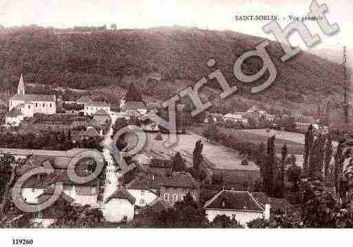 Ville de SAINTSORLINENBUGEY, carte postale ancienne