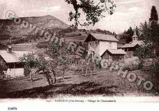 Ville de SAMOENS, carte postale ancienne