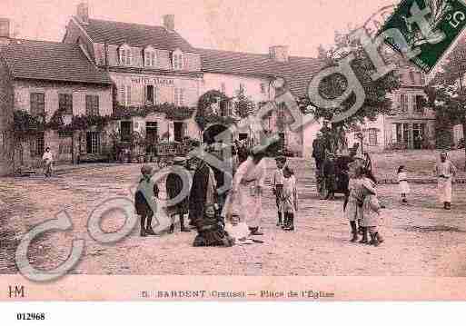 Ville de SARDENT, carte postale ancienne