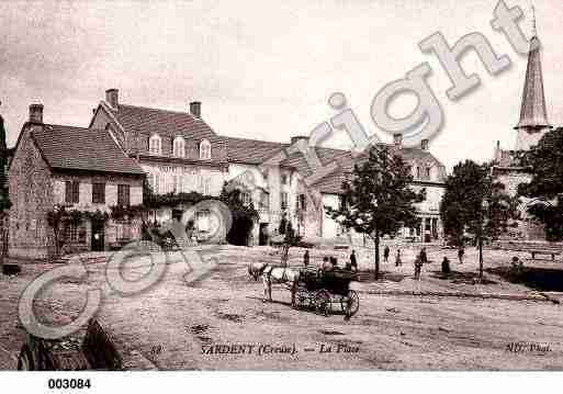 Ville de SARDENT, carte postale ancienne