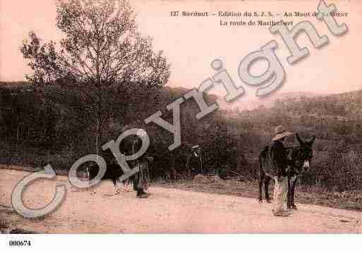 Ville de SARDENT, carte postale ancienne