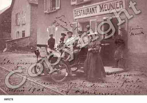 Ville de SERRIERES, carte postale ancienne