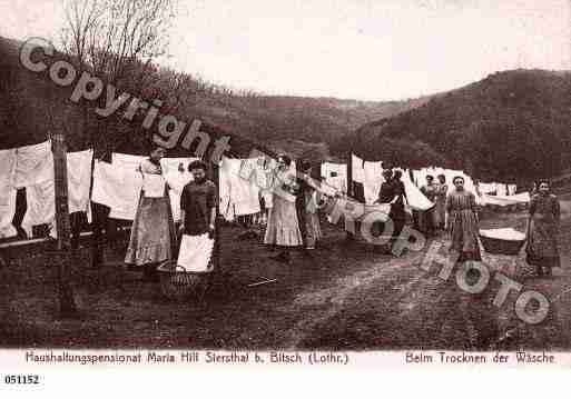 Ville de SIERSTHAL, carte postale ancienne