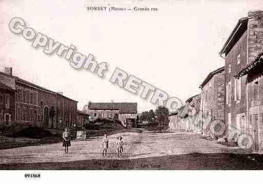 Ville de SORBEY, carte postale ancienne Ville de SORBEY, carte postale ancienne