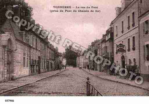 Ville de TONNERRE, carte postale ancienne