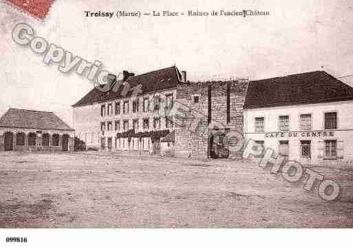 Ville de TROISSY, carte postale ancienne
