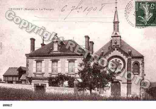 Ville de TROISSY, carte postale ancienne