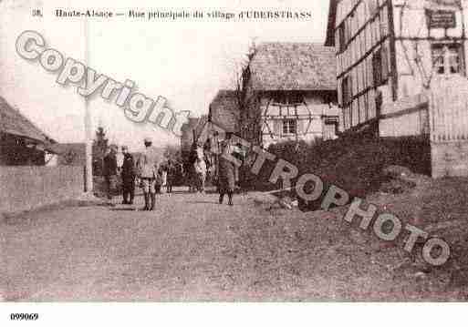 Ville de UEBERSTRASS, carte postale ancienne