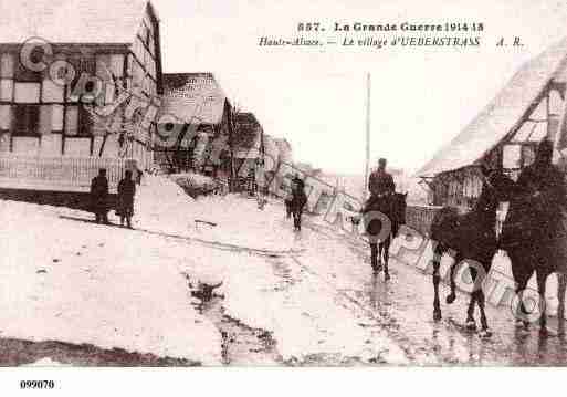 Ville de UEBERSTRASS, carte postale ancienne