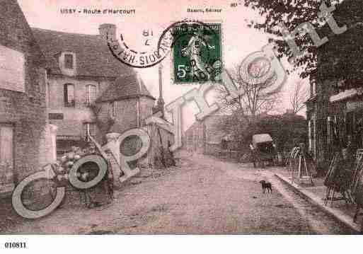 Ville de USSY, carte postale ancienne
