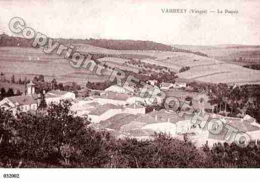 Ville de VAUBEXY, carte postale ancienne