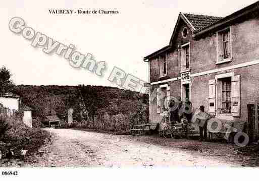 Ville de VAUBEXY, carte postale ancienne