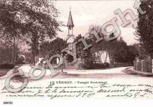 Ville de VESINET(LE), carte postale ancienne