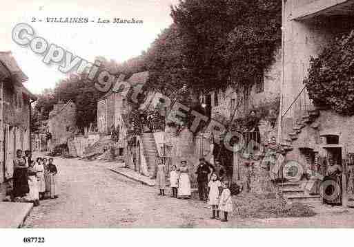 Ville de VILLAINESLESROCHERS, carte postale ancienne