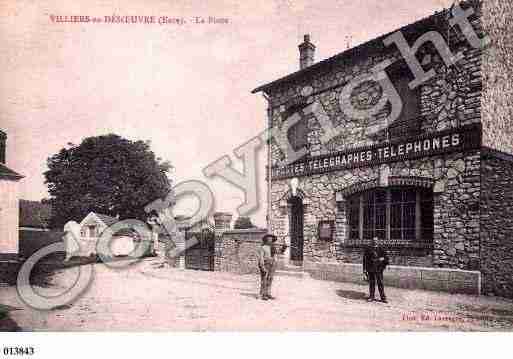 Ville de VILLIERSENDESOEUVRE, carte postale ancienne