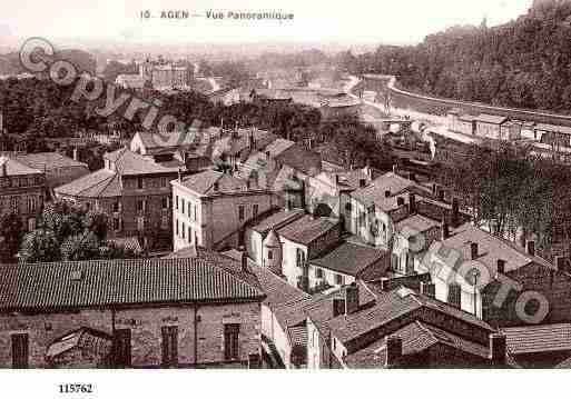 Ville de AGEN, carte postale ancienne