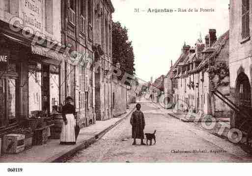 Ville de ARGENTAN, carte postale ancienne