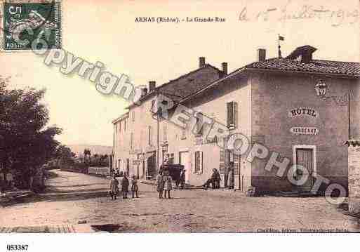 Ville de ARNAS, carte postale ancienne