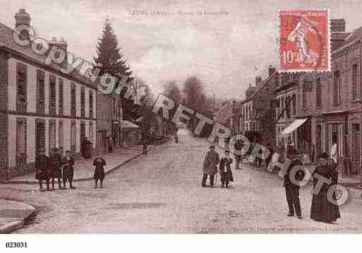 Ville de AUBE, carte postale ancienne