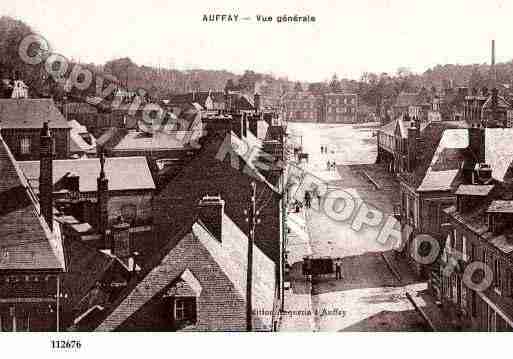 Ville de AUFFAY, carte postale ancienne