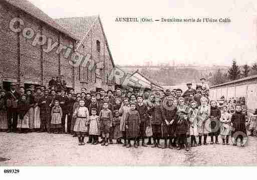 Ville de AUNEUIL, carte postale ancienne