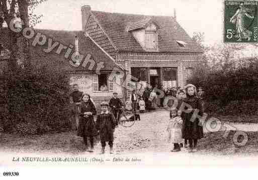 Ville de AUNEUIL, carte postale ancienne