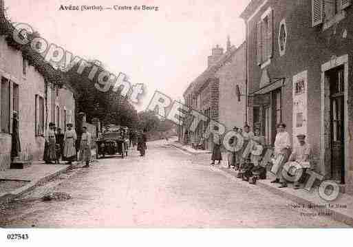 Ville de AVEZE, carte postale ancienne