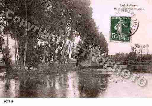 Ville de AVEZE, carte postale ancienne