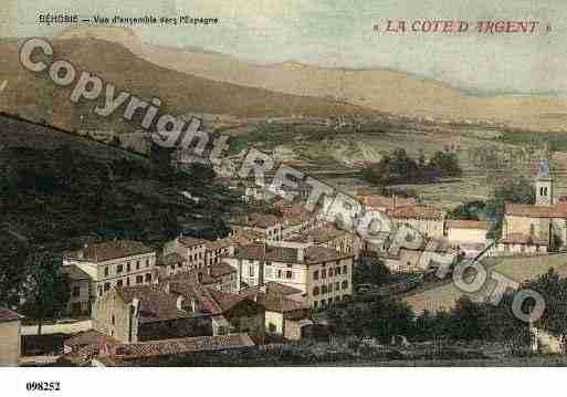 Ville de BEHOBIE, carte postale ancienne