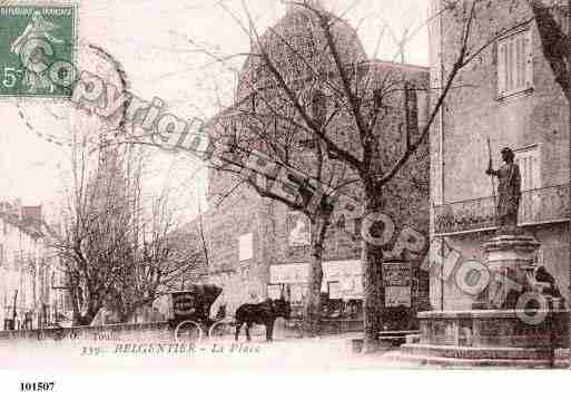 Ville de BELGENTIER, carte postale ancienne