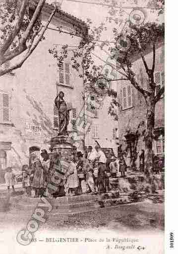 Ville de BELGENTIER, carte postale ancienne Ville de BELGENTIER, carte postale ancienne