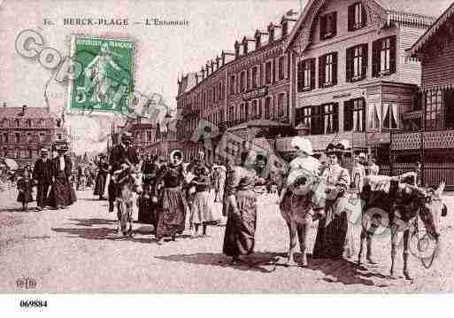 Ville de BERCK, carte postale ancienne Ville de BERCK, carte postale ancienne