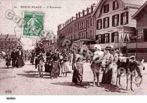 Ville de BERCK, carte postale ancienne