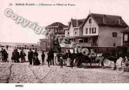 Ville de BERCK, carte postale ancienne