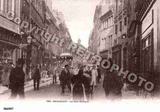 Ville de BESANCON, carte postale ancienne