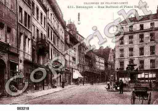 Ville de BESANCON, carte postale ancienne