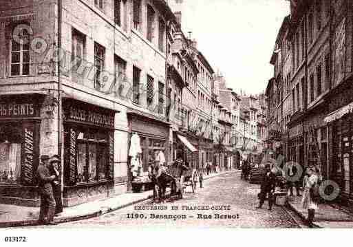 Ville de BESANCON, carte postale ancienne