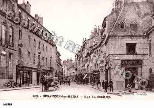 Ville de BESANCON, carte postale ancienne