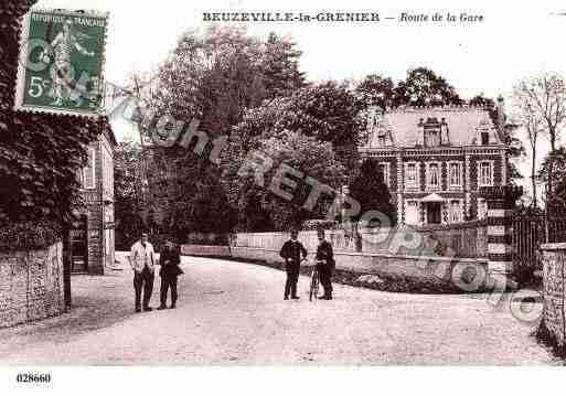 Ville de BEUZEVILLELAGRENIER, carte postale ancienne Ville de BEUZEVILLELAGRENIER, carte postale ancienne