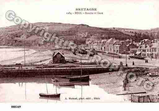 Ville de BINIC, carte postale ancienne